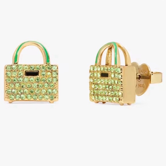 Kate Spade Sweet Treasures Purse Stud Earrings NWT
